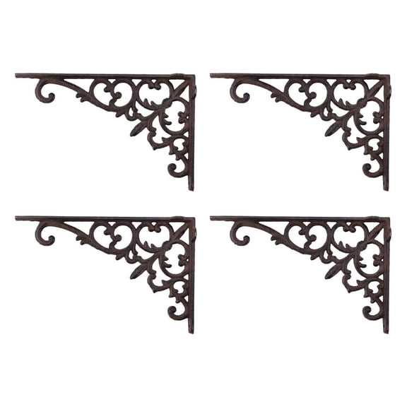 4X Cast Iron Plant Hanger Flower Basket Hook for Indoor Outdoor Bird Feeder Lantern Pots Wind Chimes
