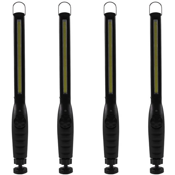 4X Cob Multi-Function Flashlight Car Repair Light Outdoor USB Charging Hand Lamp,4*COB LED work light,black