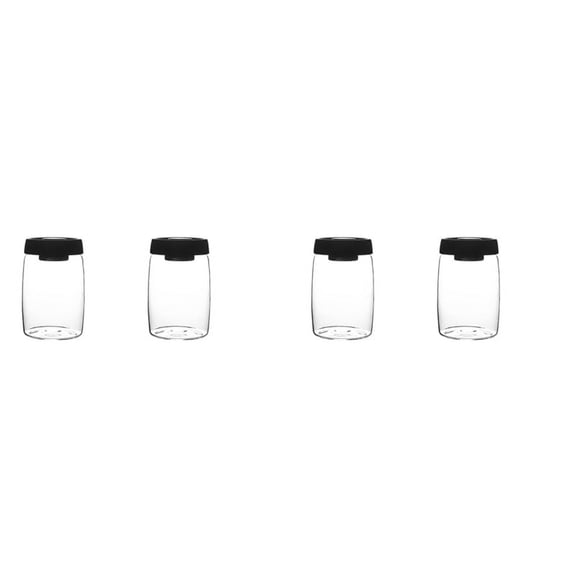 4X Coffee Bean Container Glass Vacuum Jar Sealed Nordic Kitchen Tea Milk Powder Container L