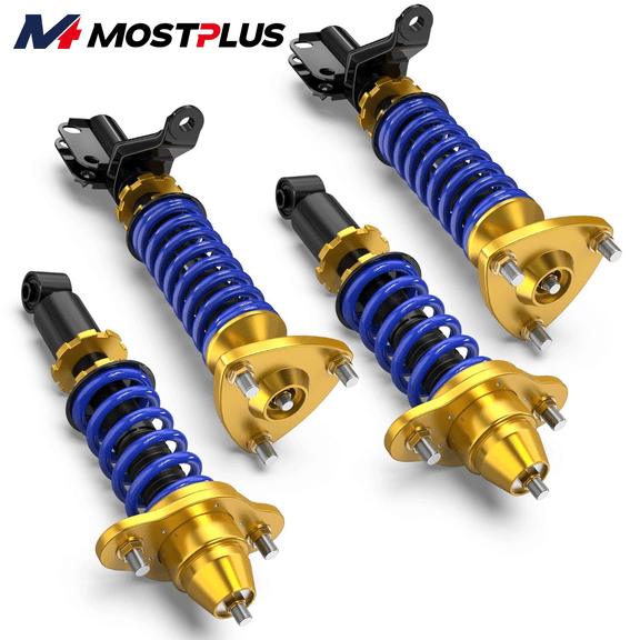 MOSTPLUS Set(4) Adjustable Height Coilovers Struts Assembly for 02-06 Acura RSX DC5 Coupe 2.0L