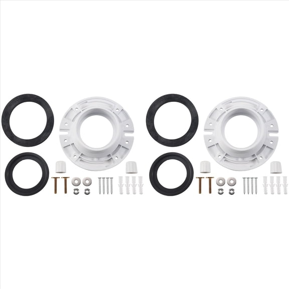 4X Combo RV Toilet Seal and Flange Kit - for Residence Models