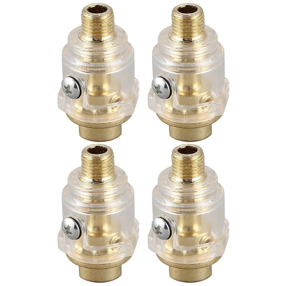 4X Compressed Air Oiler Oil Lubricator 6mm Compressed Air Mist Oil 1/4 inch