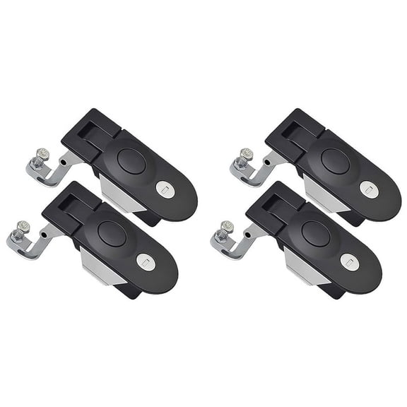 4X Compression Latches, Metal Flush Mount Trigger Latch, Adjustable Lever Replacement Compression for Trailers