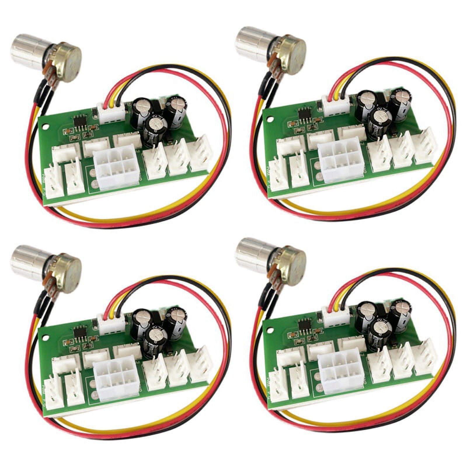 4X Computer Case Miner Fan Speed Controller 8-Channel Fan Hub PWM High ...