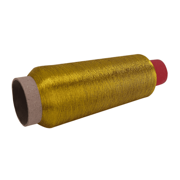 4X Computer - Embroidery Threads 3000M Sewing Thread Line Textile Metallic Yarn Woven Embroidery Line Golden