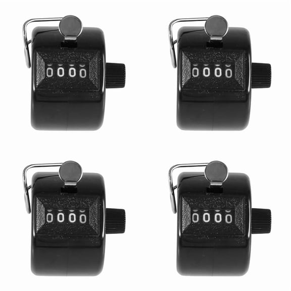4X Counter Counting Counting, By Clicking on the Hand Camera Golf,4 x manual counter,black