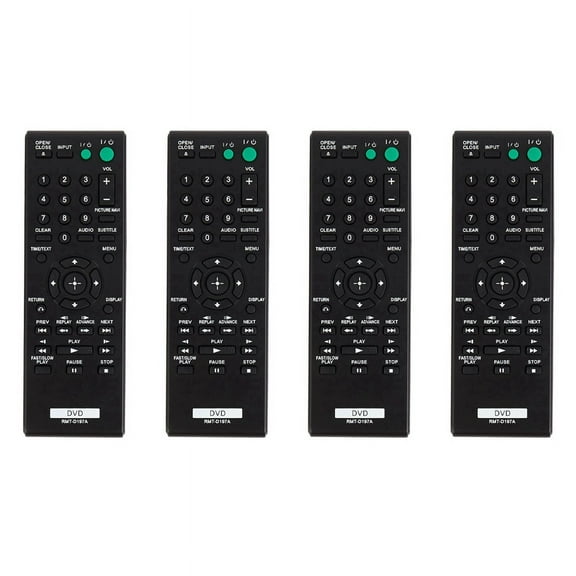 4X -D197A Smart Remote Control for Dvd -Sr210 -Sr210P -Sr510H -Sr510