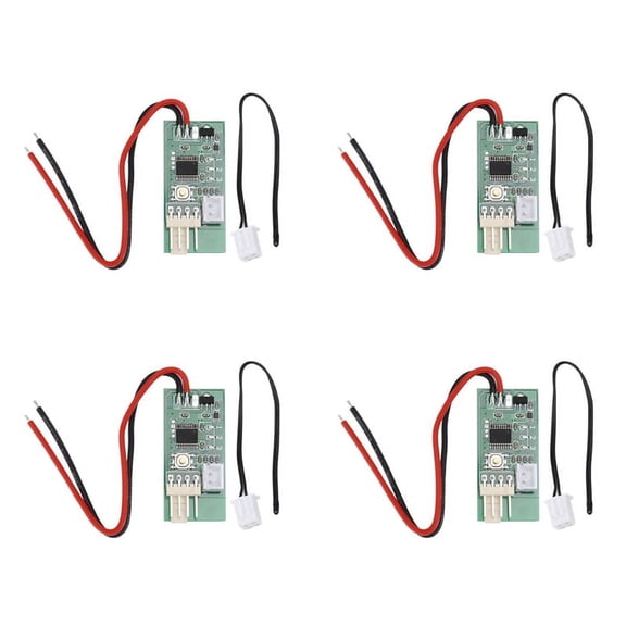 4X DC 12V 4 Wire PWM Fan Temperature Control Speed Controller Governor Regulator for PC Computer CPU Fan Cooler Alarm