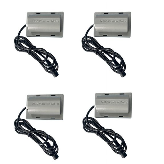 4X DC 12V Chair Pillow Vibrating Motor Waterproof Mini Vibrating Motor Massage Belt Flat Base Attractor