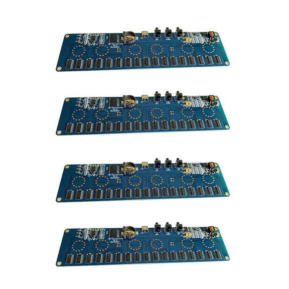 4X DIY In14 In4 Nixie Tube Clock Digital LED Clock Gift Circuit Board Kit , PCBA
