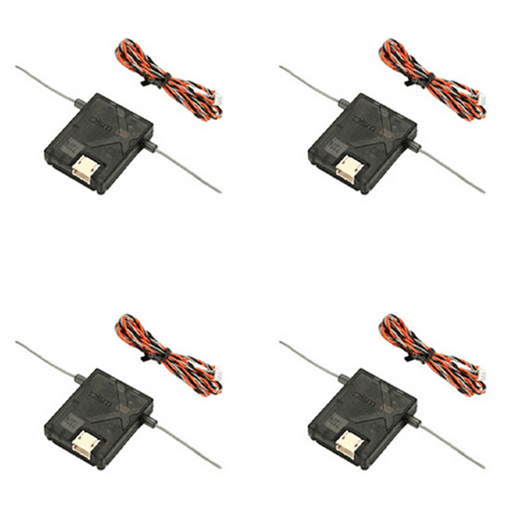 4X DSMX Receiver Satellite for AR6210 AR8000 AR9020 AR12120 Receiver