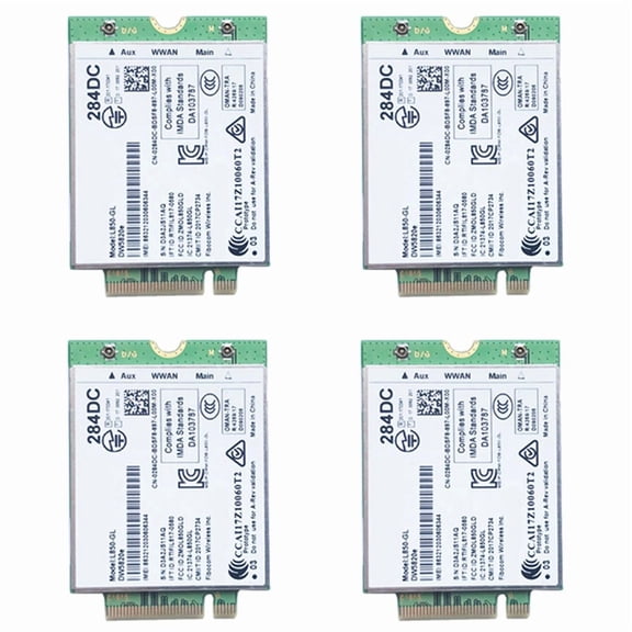 4X DW5820E L850- LTE 4G Card Module 0284DC 284DC for Laptop 3500 5400