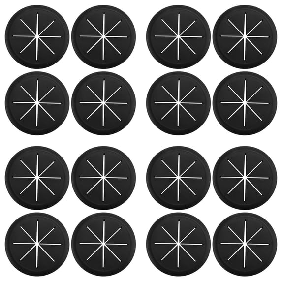 4X Desk Clue Grommet Wire Hole Cover Suitable for Office PC Desk Cable Wire Cover