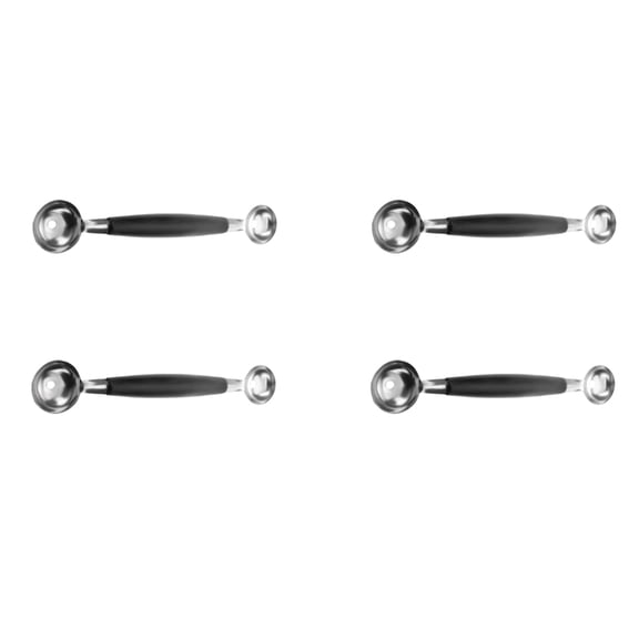 4X Double Ended Headed Fruit Icecream Ball Spoon Melon Baller Parisienne Scoop 30mm