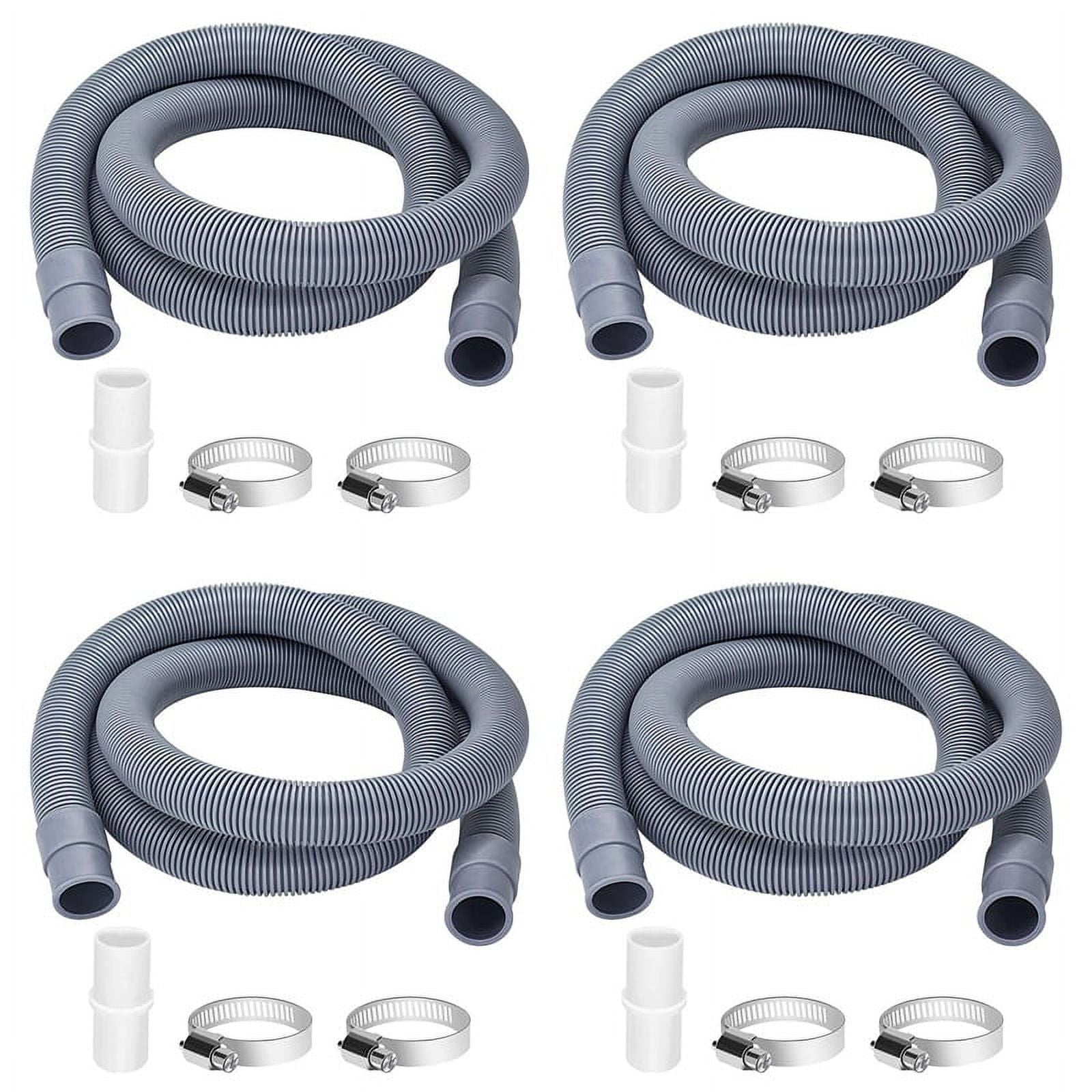 4X Drain Hose Extension for Washing Machines,2M Drain Hose Washing Machine Hose,Drain Hose