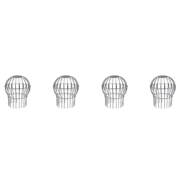 4X Drain Outdoor Roof Anti - Blocking Line Cap Round Net Cover Drainage Floor Line Leak Gutter Guard Filter-75