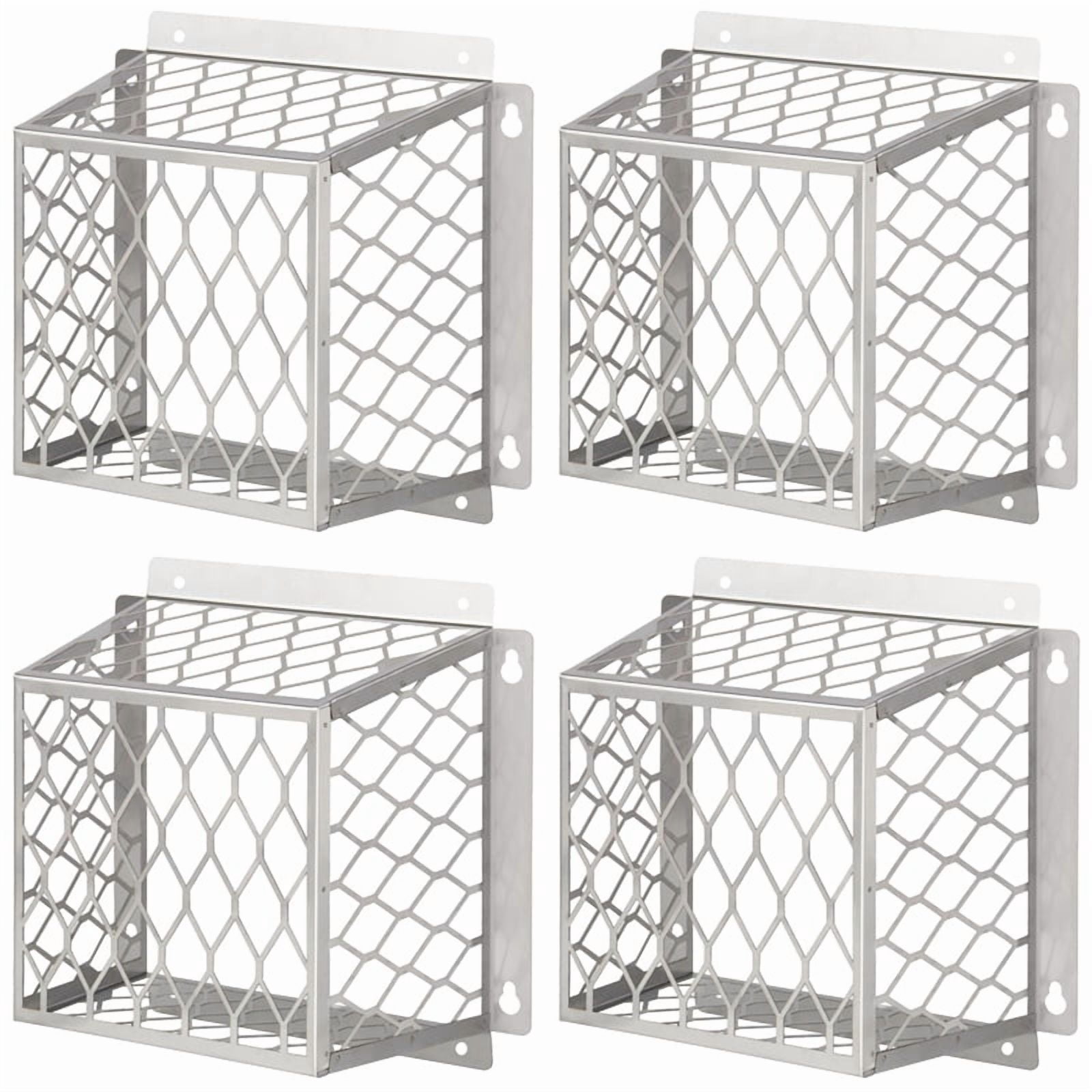 4X Dryer Exhaust Guard Vent Cover,Dryer Vent Bird Guard for 3 to 4 Inch Fan Cover, Stainless Steel Ventilation Bird Cage