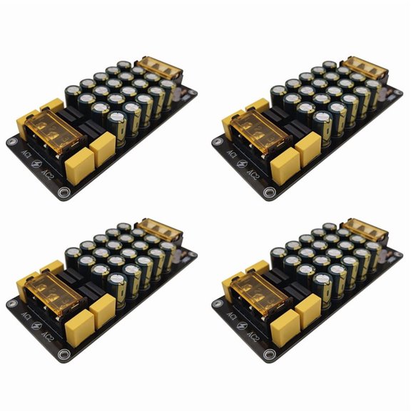 4X Dual Power Rectifier Filter Module 6A X2 Power Amplifier Board 2X300W for Power Amplifier Rectifier Filter