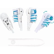 4X Dual Replacement Toothbrush Electric Brush Heads Fit For Oral-B 3733 4732 4734