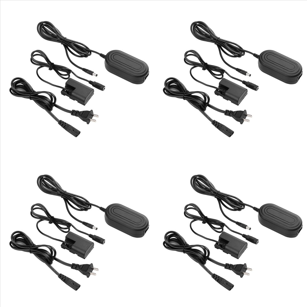 4X E6 AC Power Supply LP-E6 LP-E6N DC Coupler Dummy Battery Adapter ...