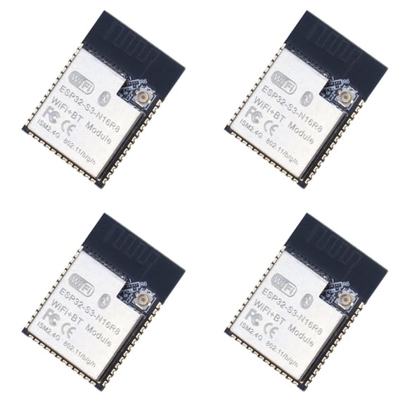 4X ESP32-S3-N16R8 Wireless Module ESP32-S3-WROOM-1 Dual-Core WiFi+Bluetooth5.0 Module for IoT Wireless Applications