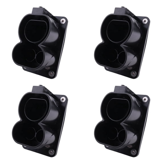 4X EV Charger Bracket Dock Round EVSE Nozzle Bracket for IEC 62196-3 CCS2 Connector