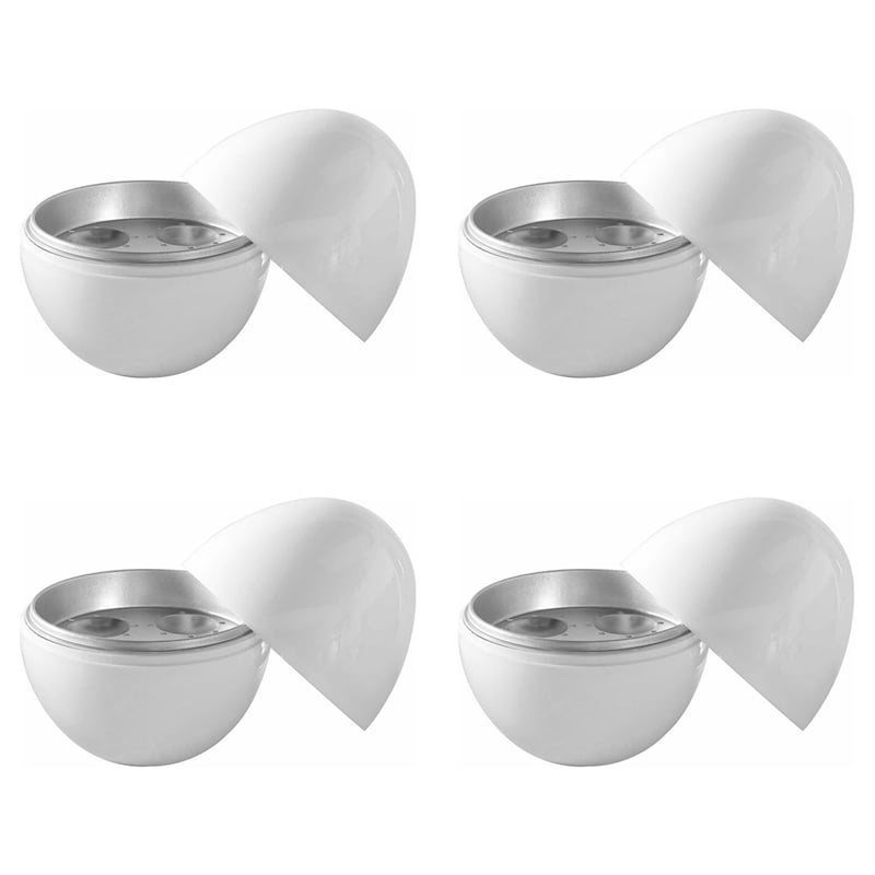 4X Egg Pod - Microwave Egg Boiler Cooker Egg Steamer Perfectly  Eggs and Detaches the Shell