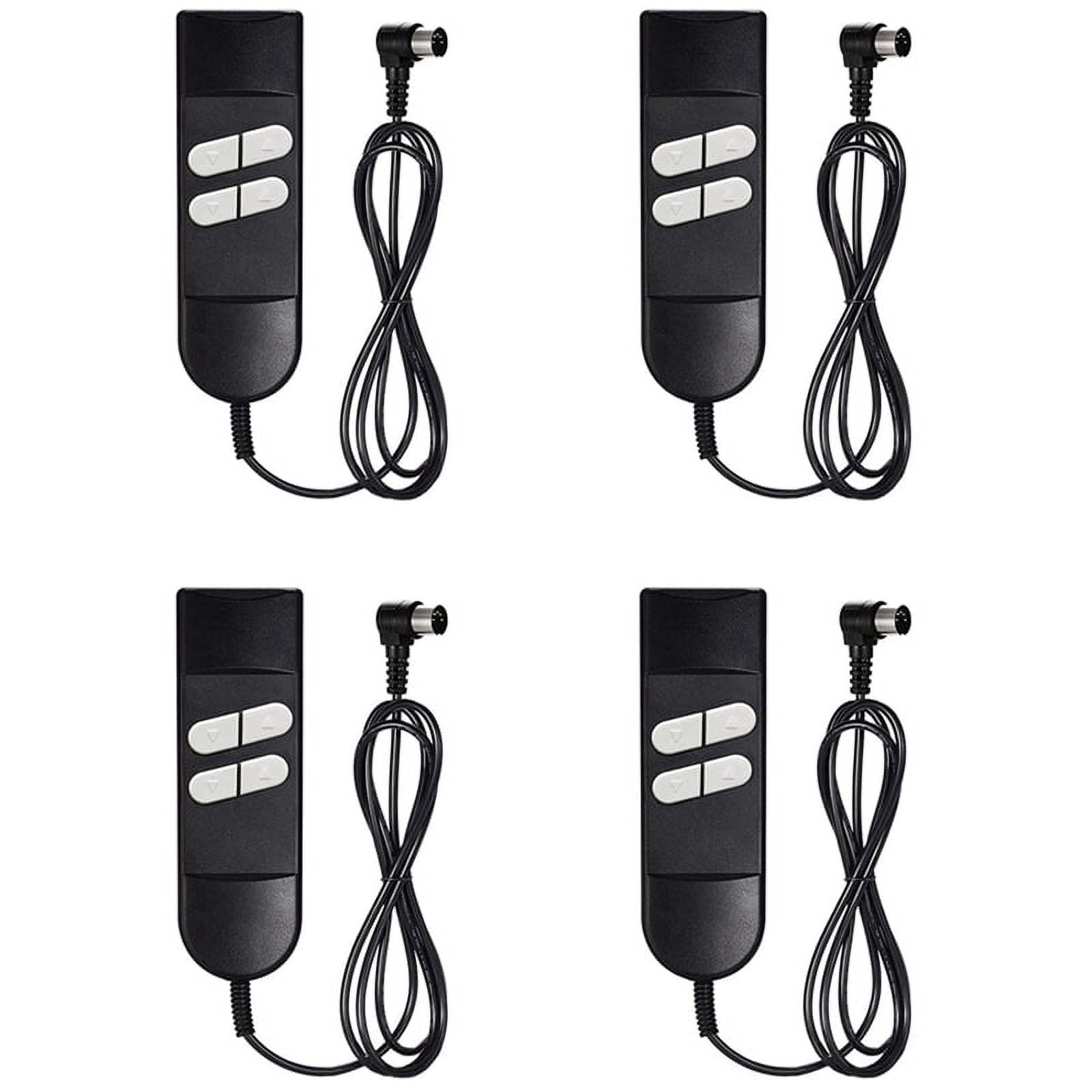 Sofa Remote Rj45 4X Electric Sofa Remote Replacement, 5 Pin 4 Button Power Recliner ...