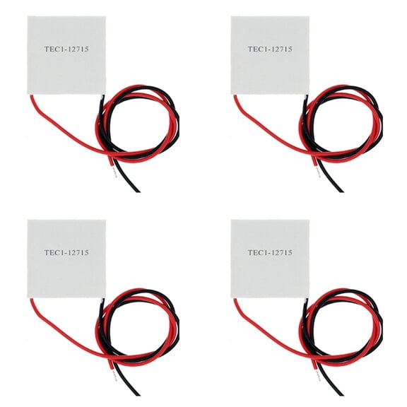 4X Elements Peltier TEC1-12715 Thermoelectric Peltier Module 12715 TEC 12V 15A DIY Cooler Peltier Elemente Board