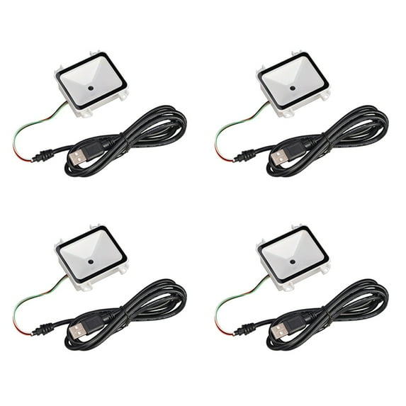 4X Embedded 2D Barcode Scanner USB QR Barcode Reader RS232 TTL Interface Kiosk Small Fixed Installation Barcode Printer