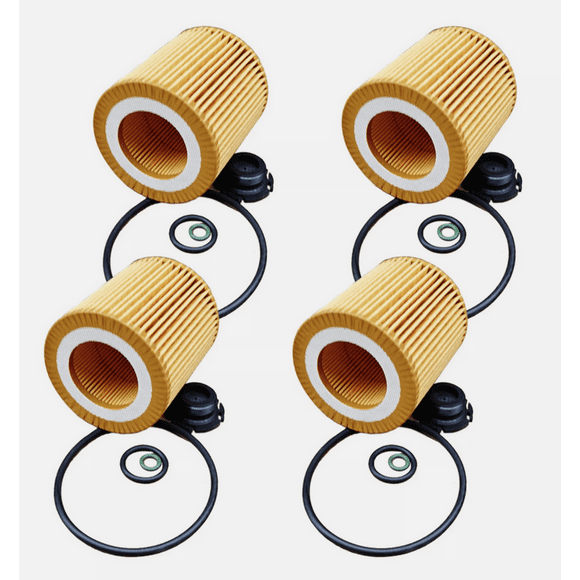 4X Engine Oil Filter For BMW F20 F30 F10125i 220i 328i 520i N20 N26 11427640862