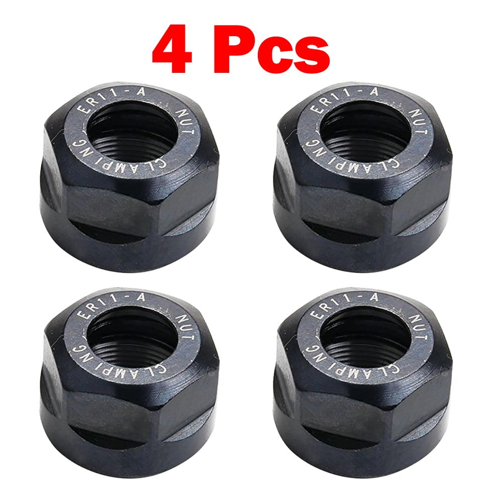4X Er11 A Type Collet Clamping Nut for ER Collet Milling CNC Chuck