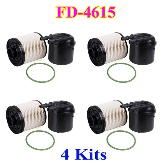 4X FD4615 Filters New For 2011-2016 6.7L Diesel Fuel Filter BC3Z-9N184-B