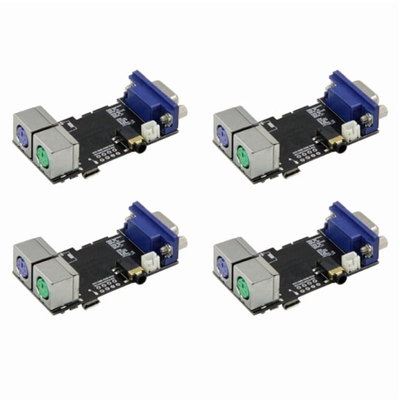 4X FabGL VGA32 VGA PSRAM Module V1.4 Controller PS/2 Mouse Keyboard Graphics Library Game ANSI/VT Terminal
