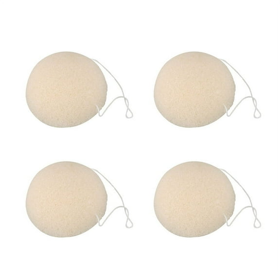 4X Face Natural Cleaning Sponge - White