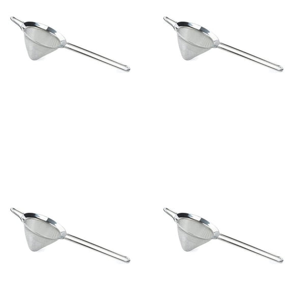 4X Fine Strainer Stainless Steel Conical Mesh Strainer Bar Tool