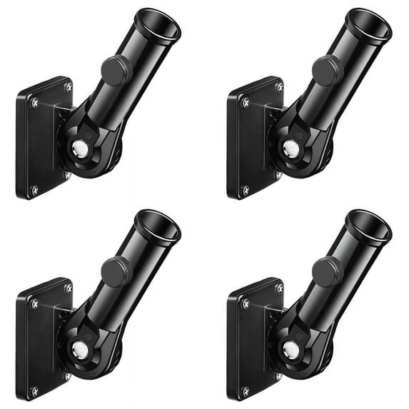 4X Flag Pole Holder Mounting Bracket Adjustable Flagpole Rod Hitch Multi-Position