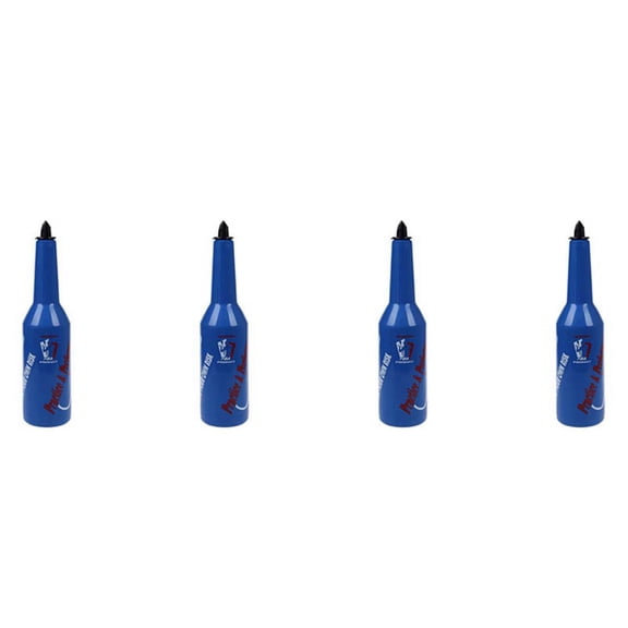 4X Flair Bartender Bartending Practice Bar Pub Wine Cocktail Shaker - Blue