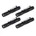 thumbnail image 1 of 4X Flashlight Pen Torch Super Small Mini AAA XPE-R3 LED Lamp Belt Clip Light with, 1 of 4