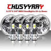 4X For Chevy Impala Bel Air 1962-1975 5.75" 5-3/4" LED Headlights Hi-Lo Beam