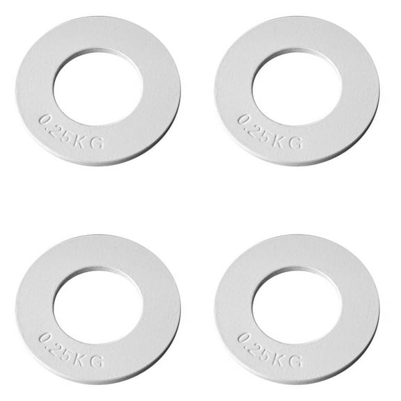 4X Fractional Weights Fractional Weights Mini Weight Plates Strength Training Plates Accurate Disk White 0.25Kg