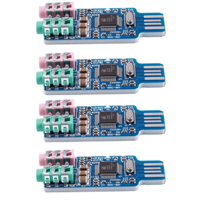 4X Free Driver USB Sound Card CM108 USB Sound Card Chip Blue,4 x Free driver USB Sound Card,Blue