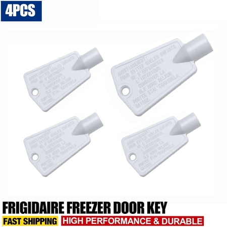 4X Frigidaire Freezer Door Lock Key 297147700 Fit for Whirlpool Maytag Kenmore