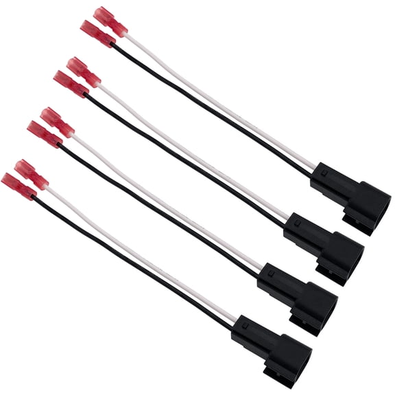 4X Front-Rear Door Speaker Harness Adapters for Ford F-150 F-250/350/450/550/650