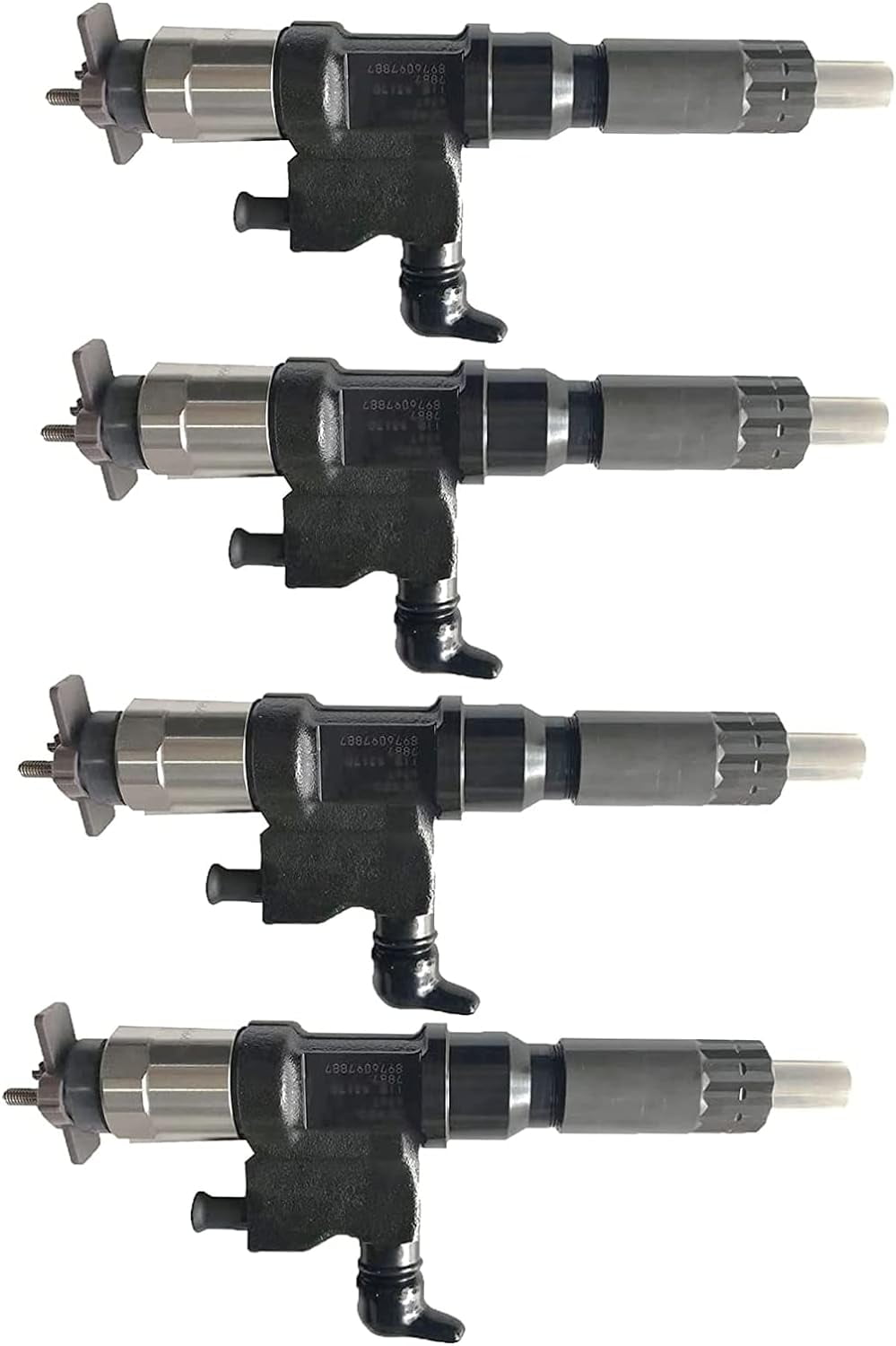 4X Fuel Injector 095000-6395 Compatible with DENSO ISUZU 5.2L 4HK1 7.8L 6HK1 Engine