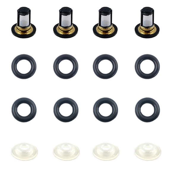 4X Fuel Injectors Rebuild Repair KIT 16450-HW1-672 Compatible with Honda AquaTrax F12 F12X R12 R12X 2002-2007