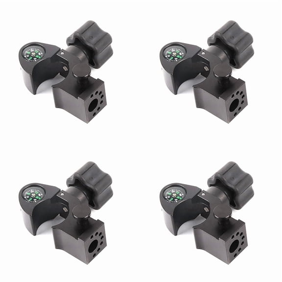 4X GPS Range Pole Cradle Bracket for Trimble Handheld Open Data Collector with Compass Quick Release Pole Clamp, A