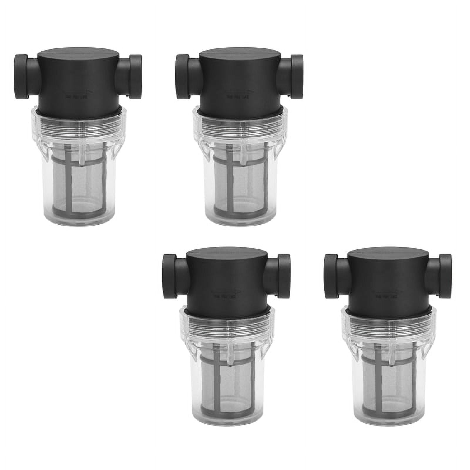 Syrisora Pumpenfilter Transparent – Inline-Sieb 40 Mesh, Für Gartenbewässerung, Wasserpumpen & Pestizide