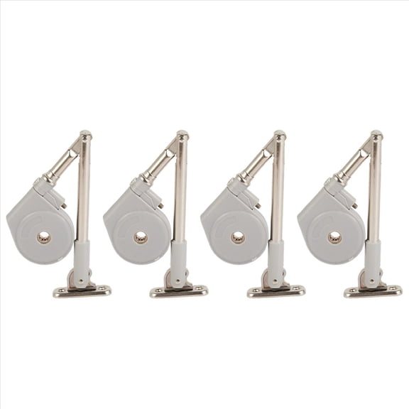 4X Gas Lift Support Furniture Gas Spring for Shoe Cabinet Kitchen Cupboard Hinge Hardware Accessories,4 x hydraulic support rod (including 8 screws),silver