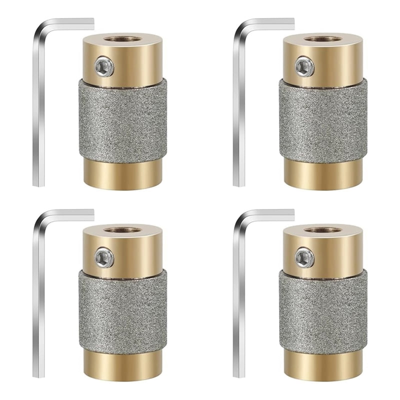 4X Glass Grinder Bits, 1 3/4 1/4 Inch Stained Glass Diamond Grinder Bit